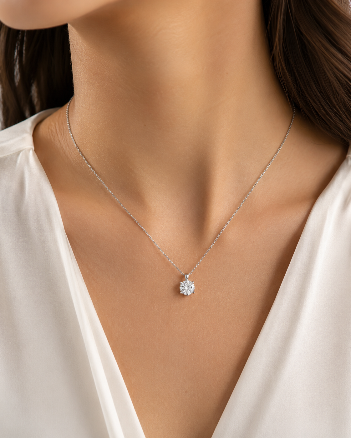 The Celeste™ 1.00 CT Lab-Grown Diamond Solitaire Necklace