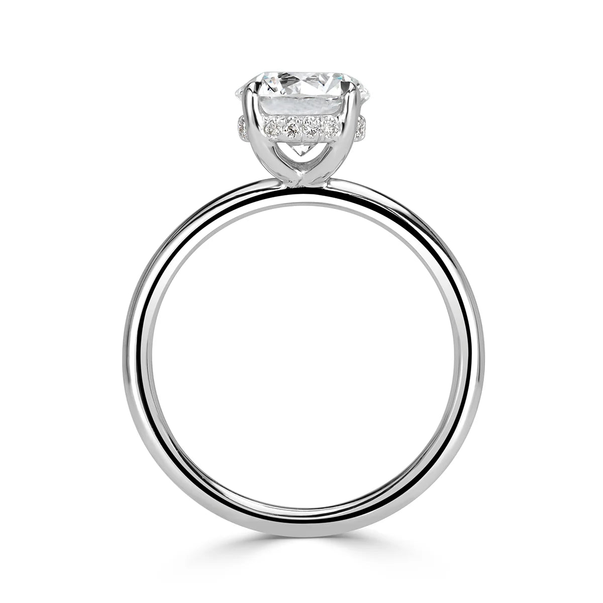 1.04ct Round Brilliant Cut Diamond Engagement Ring